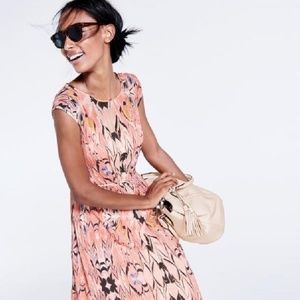 Sale! J.Crew Marble Print Silk Chiffon Dress - Sz6